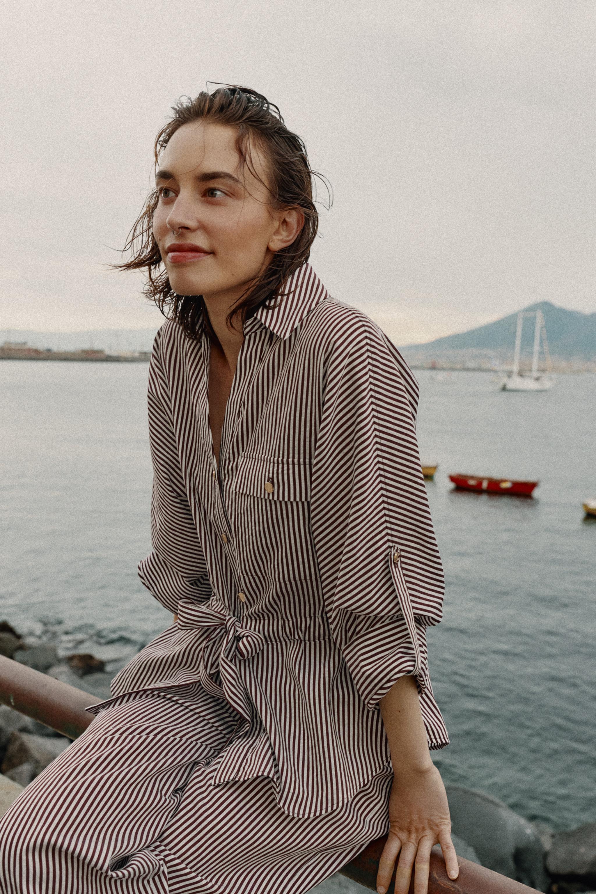STRIPED SAFARI SHIRT
